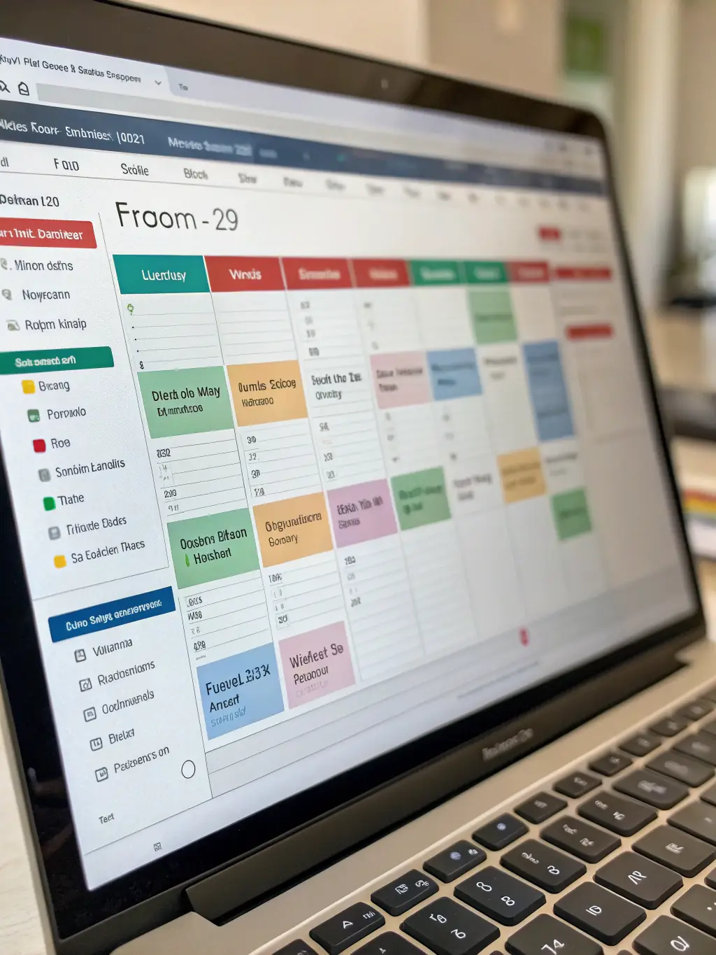 A calendar integration showing appointments booked automatically through the website, demonstrating seamless scheduling.